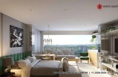 Studio com 1 dormitório à venda, 35 m² por r$ 610.000,00 - vila clementino - são paulo/sp