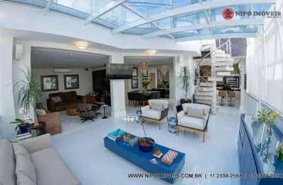 Cobertura com 4 dormitórios à venda, 370 m² por r$ 5.950.000,00 - moema - são paulo/sp
