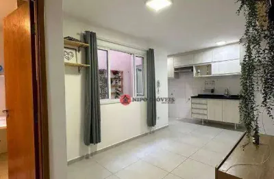 Apartamento com 1 dormitório à venda, 37 m² por r$ 250.000,00 - chácara mafalda - são paulo/sp