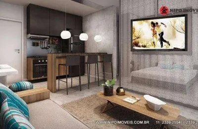 Apartamento com 1 dormitório à venda, 38 m² por r$ 345.000,00 - picanco - guarulhos/sp