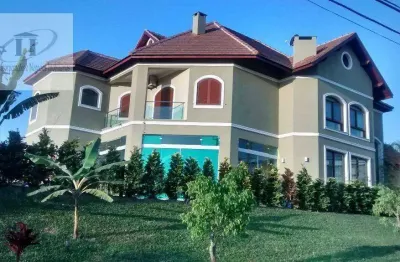 Casa com 4 dormitórios à venda, 480 m² por r$ 4.500.000,00 - residencial morada dos lagos - barueri/sp