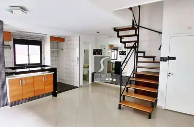 Apartamento duplex com 2 suítes  à venda, 80 m² por r$ 990.000 - pinheiros - são paulo/sp