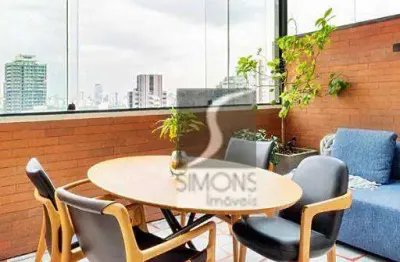 Apartamento duplex com 1 dormitório à venda, 70 m² por r$ 2.500.000,00 - pinheiros - são paulo/sp