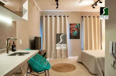 Apartamento à venda, 25 m² por r$ 469.000,00 - pinheiros - são paulo/sp