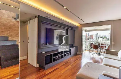 Cobertura com 1 dormitório à venda, 122 m² por r$ 2.200.000,00 - pinheiros - são paulo/sp