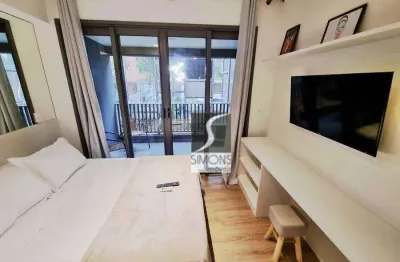Apartamento studio  à venda, 29 m² por r$ 630.000 - vila madalena - são paulo/sp