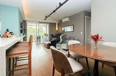 Apartamento com 2 dormitórios à venda, 78 m² por r$ 1.350.000,00 - alto de pinheiros - são paulo/sp