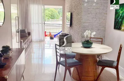 Apartamento com 3 dormitórios à venda, 100 m² por r$ 1.100.000,00 - alto de pinheiros - são paulo/sp