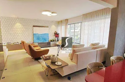 Apartamento com 3 dormitórios à venda, 185 m² por r$ 4.000.000,00 - alto de pinheiros - são paulo/sp