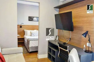 Apartamento à venda, 31 m² por r$ 580.000,00 - pinheiros - são paulo/sp