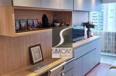 Apartamento com 1 dormitório à venda, 43 m² por r$ 579.000 - alto de pinheiros - são paulo/sp