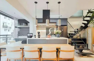 Cobertura com 2 dormitórios à venda, 97 m² por r$ 2.200.000,00 - vila madalena - são paulo/sp