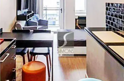 Studio com 1 dormitório à venda, 26 m² por r$ 440.000,00 - pinheiros - são paulo/sp