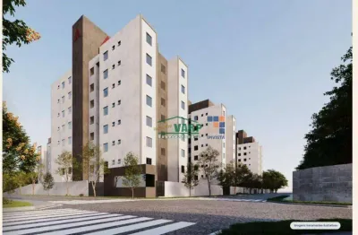 Apartamento com 3 dormitórios à venda por r$ 323.520 - santa luzia/mg