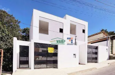 Casa com 2 dormitórios à venda, 84 m² por r$ 340.000,00 - vila das flores - caeté/mg