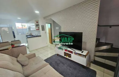 Casa geminada duplex com 2 dormitórios à venda, 64 m² por r$ 220.000 - vila francisco de moura - sabará/mg