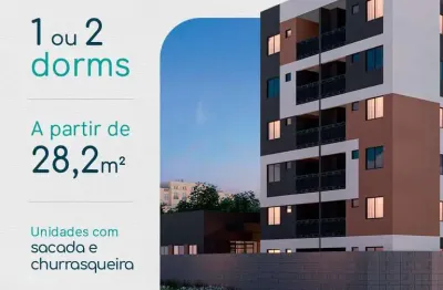 Apartamento para venda em curitiba, novo mundo, 2 dormitórios, 1 banheiro, 1 vaga