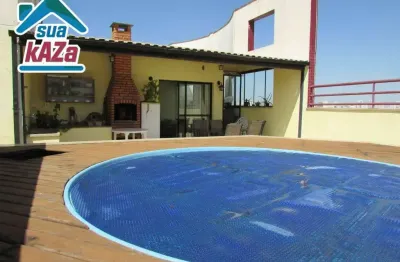 Cobertura com 3 dormitórios para alugar, 206 m² por r$ 9.100,00/mês - vila monumento - são paulo/sp