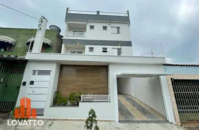 Apartamento com 2 dormitórios à venda - utinga - santo andré/sp