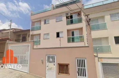 Cobertura com 2 dormitórios à venda - vila linda - santo andré/sp
