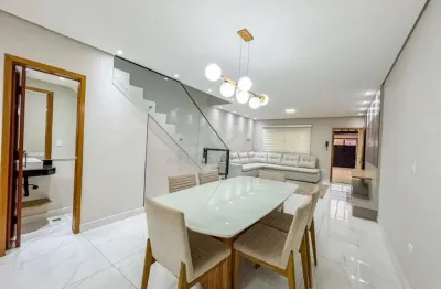 Sobrado com 03 dormitórios à venda, 223 m² na vila curuçá - santo andré/sp