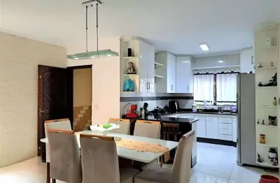 Sobrado com 3 dormitórios à venda, 163 m² por r$ 830.000,00 - parque oratório - santo andré/sp