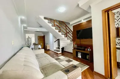 Sobrado com 3 dormitórios à venda, 142 m² por r$ 614.000,00 - vila bela vista - santo andré/sp