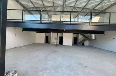 Salão comercial para locação  330m² com mezanino vila assunção, santo andré