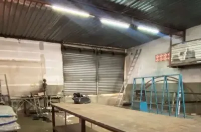 Galpão, 214 m² - venda por r$ 900.000,00 ou aluguel por r$ 4.200,00/mês - vila curuçá - santo andré/sp