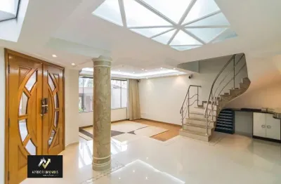 Sobrado com 3 dormitórios para alugar, 240 m² no jardim - santo andré/sp