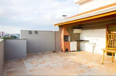 Cobertura com 2 dormitórios para alugar, 120 m² por r$ 3.575/mês - vila camilópolis - santo andré/sp