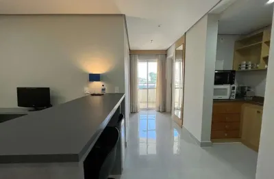 Flat com 1 dormitório para alugar, 44 m² por r$ 3.456,50/mês - centro - santo andré/sp