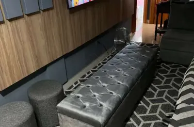 Cobertura porteira fechada á venda no bairro vila valparaiso - 80m²