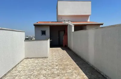 Cobertura com 2 dormitórios à venda, 107 m² por r$ 445.000,00 - vila camilópolis - santo andré/sp