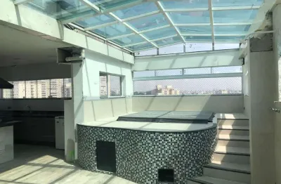 Cobertura para alugar, 198 m² por r$ 9.412,00/mês - campestre - santo andré/sp