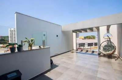 Cobertura moderna com elevador à venda, 141 m² na Vila Assunção - Santo André/SP