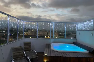 Cobertura com 3 dormitórios à venda, 180 m² por r$ 799.000,00 - utinga - santo andré/sp