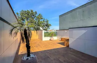 Cobertura de 108m² á venda, 2 quartos e 2 vagas - 600.000,00 - vila assunção, santo andré