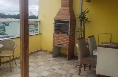 Cobertura com 3 dormitórios à venda, 90 m² por r$ 375.000,00 - jardim alvorada - santo andré/sp