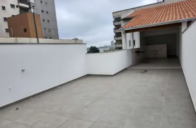 Cobertura com 3 dormitórios à venda, 146 m² no campestre - santo andré/sp