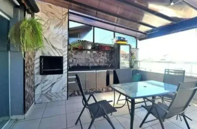 Cobertura 104m² com 2 dormitórios - venda por R$ 460.000 ou aluguel por R$ 2.943/mês - Parque Oratório - Santo André/SP