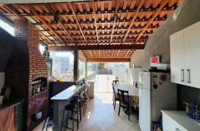 Cobertura à venda, 180 m² por R$ 695.000,00 - Vila Scarpelli - Santo André/SP