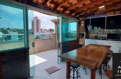 Cobertura com 2 dormitórios à venda, 108 m² por R$ 460.000,00 - Vila Curuçá - Santo André/SP