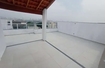 Cobertura com 2 dormitórios à venda, 100 m² por r$ 590.000,00 - utinga - santo andré/sp