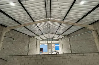 Galpão comercial para locação, 355 m² de área construída no bairro carlina/mauá