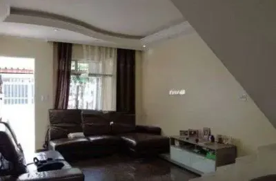 Sobrado com 3 dormitórios para alugar por r$ 3.535,00/mês - jardim monte líbano - santo andré/sp