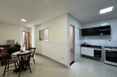 Apartamento com 02 dormitórios à venda, 55 m² no bairro ana maria - santo andré/sp