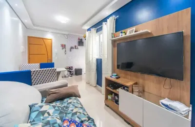 Cobertura à venda com 90m², 2 quartos e 1 vaga - vila helena, santo andré/sp