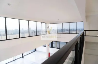 Andar corporativo em cobertura para alugar, 164 m² - vila curuçá - santo andré/sp