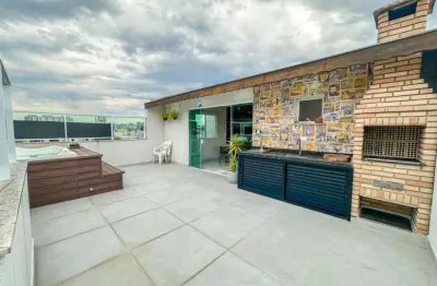 Cobertura com  elevador, 4 dormitórios, 170 m² - venda por r$ 1.299.000,00 - utinga - santo andré/sp